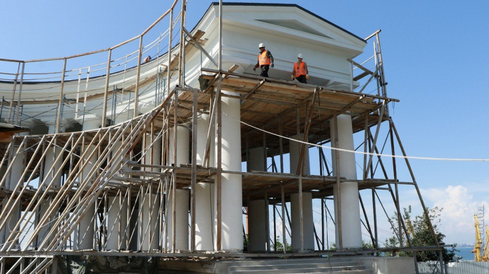 Реставрация колоннады Воронцовского дворца завершится в июле