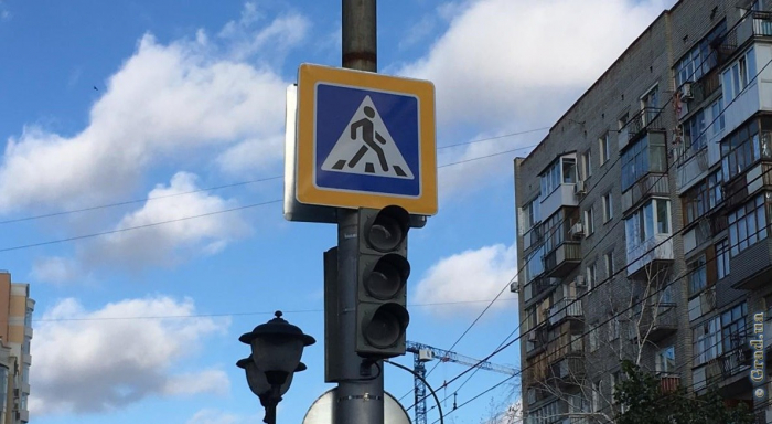 В разных районах Одессы не работают светофоры