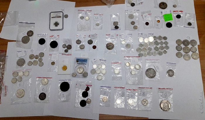 На границе остановлен вывоз из Украины сотни старинных монет