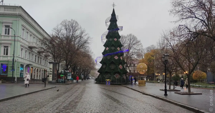 Главная елка на Дерибасовской