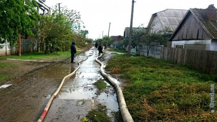 В Одесской области ливень затопил населенные пункты