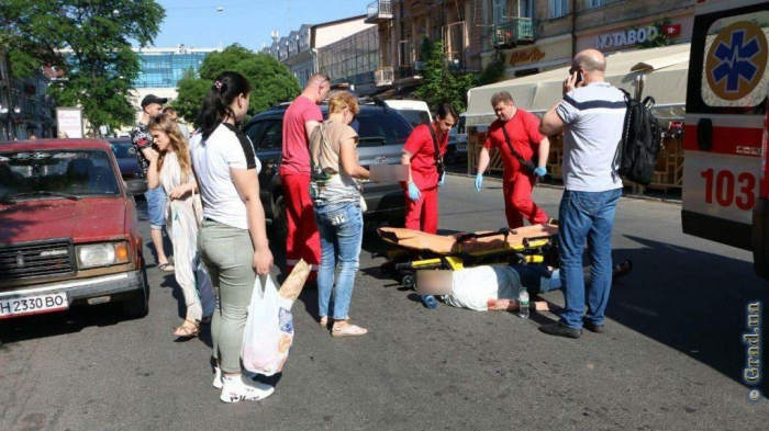 Два пешехода травмированы центре Одессы