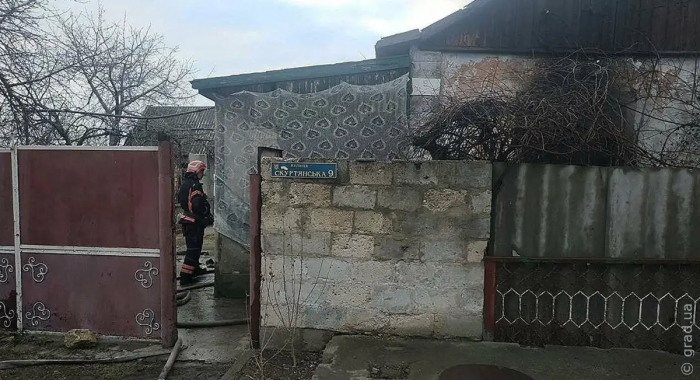 В Овидиополе во время пожара погибла женщина