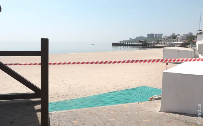 Пляжи Одессы остаются закрытыми