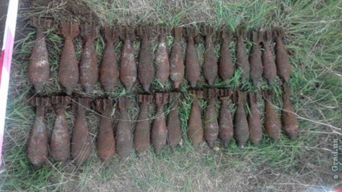 В Одесской области обнаружены снаряды времен войны