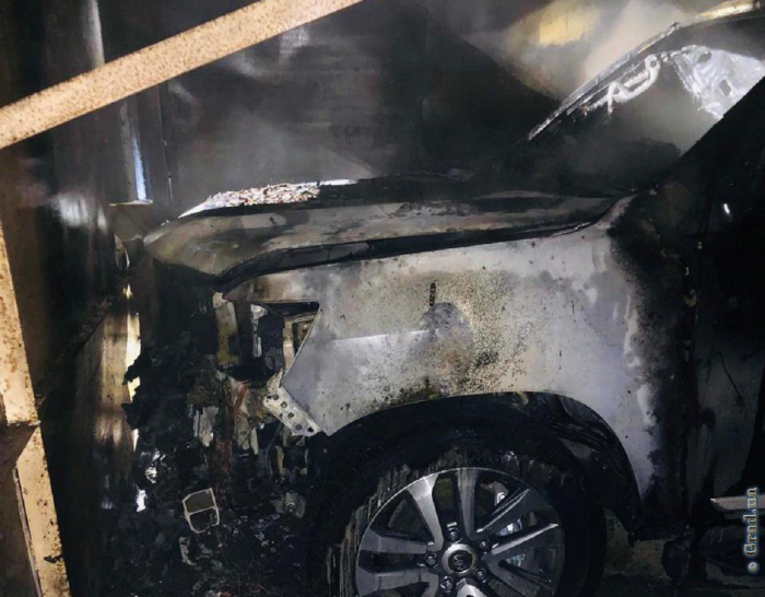 В Одессе сгорел очередной автомобиль