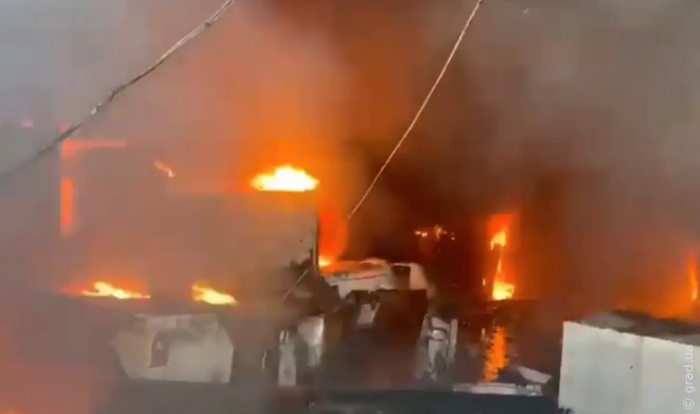 В результате взрыва в Одессе сгорел склад