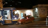 На Фонтане столкнулись автомобиль и трамвай