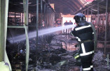 Масштабный пожар в Одессе тушили десять пожарных расчетов