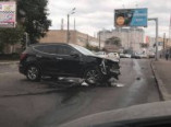 Авария на ул.Среднефонтанской стала причиной транспортного затора (фото)