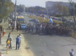 Жители Одессы вновь перекрывали дорогу (фото)