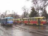 В Одессе остановлено движение трех трамвайных маршрутов