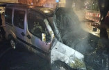 Ночью в центре Одессы горели два автомобиля