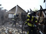 Масштабный пожар в Крыжановке (фото, видео)