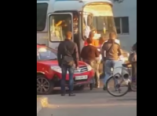 Дорожный инцидент и гражданский арест в Одессе (видео)