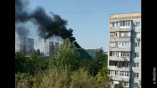 Жилмассив Таирова заволокло дымом