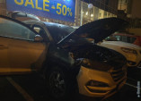 В Одессе горел автомобиль