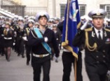 В честь Дня Победы курсанты Одесской морской академии прошли маршем по центру города