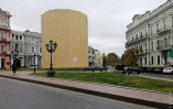 Пам'ятник Катерині ІІ в Одесі закрили щитами