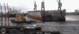 В Одесском порту сорвало плавучий док