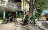 В центре Одессы горел ресторан