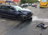 В аварии на Люстдорфской дороге пострадал водитель иномарки (фото)