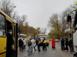 Акция протеста на Даче Ковалевского: движение транспорта парализовано (фото)