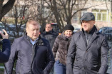 Мэр Геннадий Труханов и депутат Дмитрий Танцюра открыли стадион в Одессе