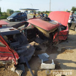 В ДТП под Одессой автомобиль «разорвало» пополам