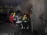 В Одессе загорелся двухэтажный гараж