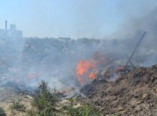 Пожар возле Шкодовой горы тушили более пяти часов (фото, видео)