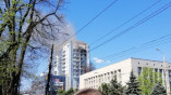 В Одессе горит высотный дом