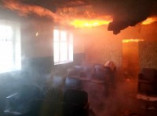 В Одесской области горел сельсовет (фото)