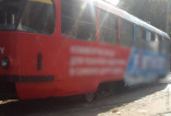 В Одессе остановлено движение 18-го трамвая