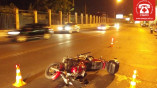 В аварии пострадал мотоциклист