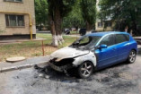 Утром в Одессе горели автомобили
