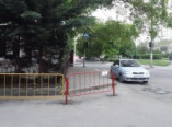 На ул. Армейской появились турникеты (фото)