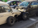 В Одессе столкнулись четыре автомобиля (фото)
