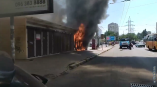 В Одессе сгорел ларек