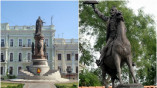 В Одесі демонтували два пам'ятники: Катерині II та Суворову