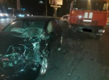Авария с участием спецавтомобиля на Таирова (фото)