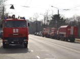 На проспекте Шевченко тушили пожар (фото, видео)