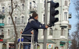 В центре Одессы не работает ряд светофоров