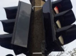 На оживлённом перекрестке Одессы отключен светофор