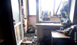 Женщина пострадала в результате пожара на Дюковской