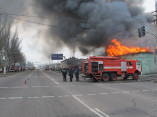 пожар на Николаевской дороге
