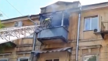 Пожар в жилом доме на Новосельского