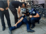 Во время митинга в центре Одессы полиция задержала шестерых хулиганов