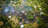 Возгорание сухой травы и дачного дома произошло в Березовском районе