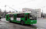 Из-за обрыва проводов почти час стояли одесские троллейбусы